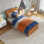 Lit plateforme en bois massif francoise avec pied de lit assorti Francoise-1111206086-1111206084