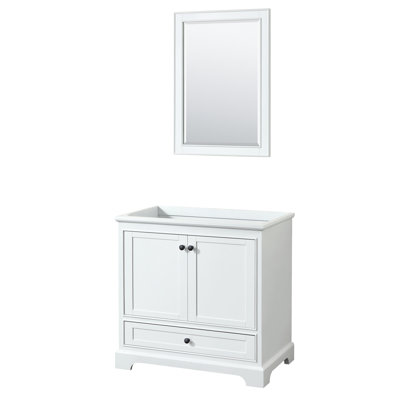Base de meuble-lavabo de salle de bain simple 35" seulement Deborah