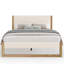 Maura Upholstered Cream Boucle Bed Frame-997666543