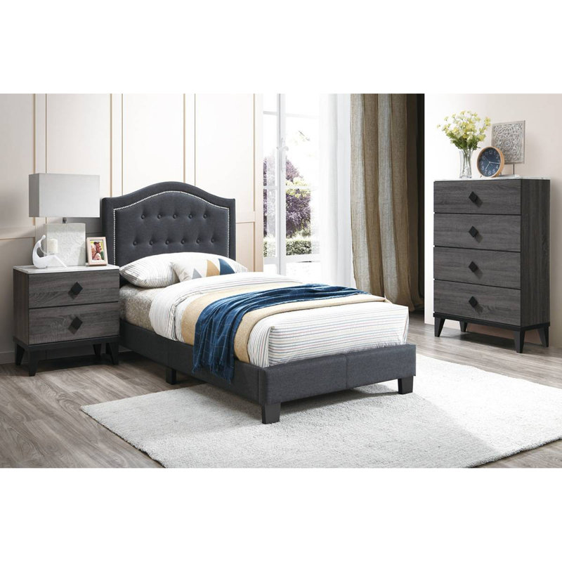 Mobilier de chambre à coucher 1pc, Charcoal