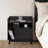 Mid Century Modern Nightstand With Charging Station And LED Lighting, 2 Drawers, Wooden Color-1740789777