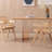 Kailee Oak Solid Wood Dining Table-1876818091