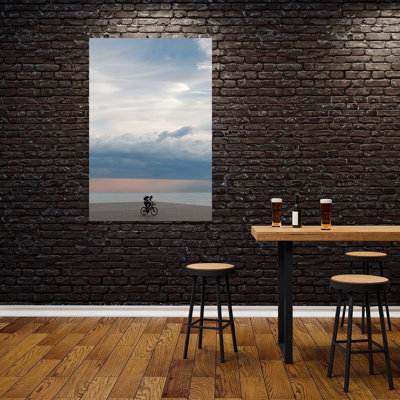 «Coastal Ride Serene Sky Peaceful Serene Tranquil Coastal Landscape», reproduction d'art mural
