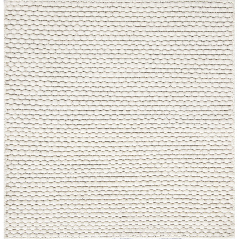 Textures Wool Area Rug in Ivory, Rectangle 12' x 15'