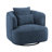 32.3" W Upholstered Swivel Barrel Chair-72786354