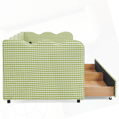 Multifunctional Sofa Bed Daybed with Two Storage Drawers