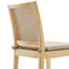 Chaise en bois et rotin Ovard