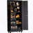 Heavy Duty Rolling Garage Storage Cabinet With Lockable Wheels, 4 Adjustable Shelves, And 3-Point Security Lock For Secure Tool Organization.