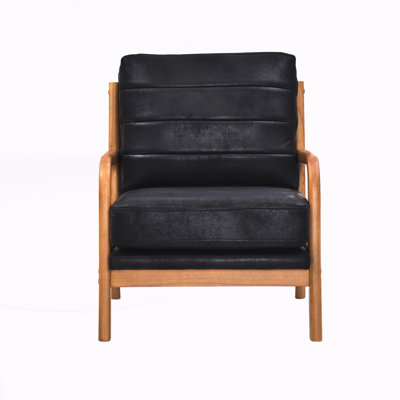wood armchair