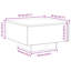Table basse vidaXL chêne artisanal 21,65 po x 21,65 po x 12,20 po-370916763-370916765