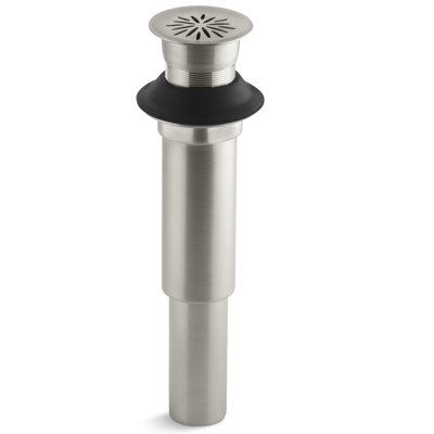 Decorative 1.25" Grid Bathroom Sink Drain Without Overflow