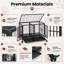 Cage pour chien en métal Danigle