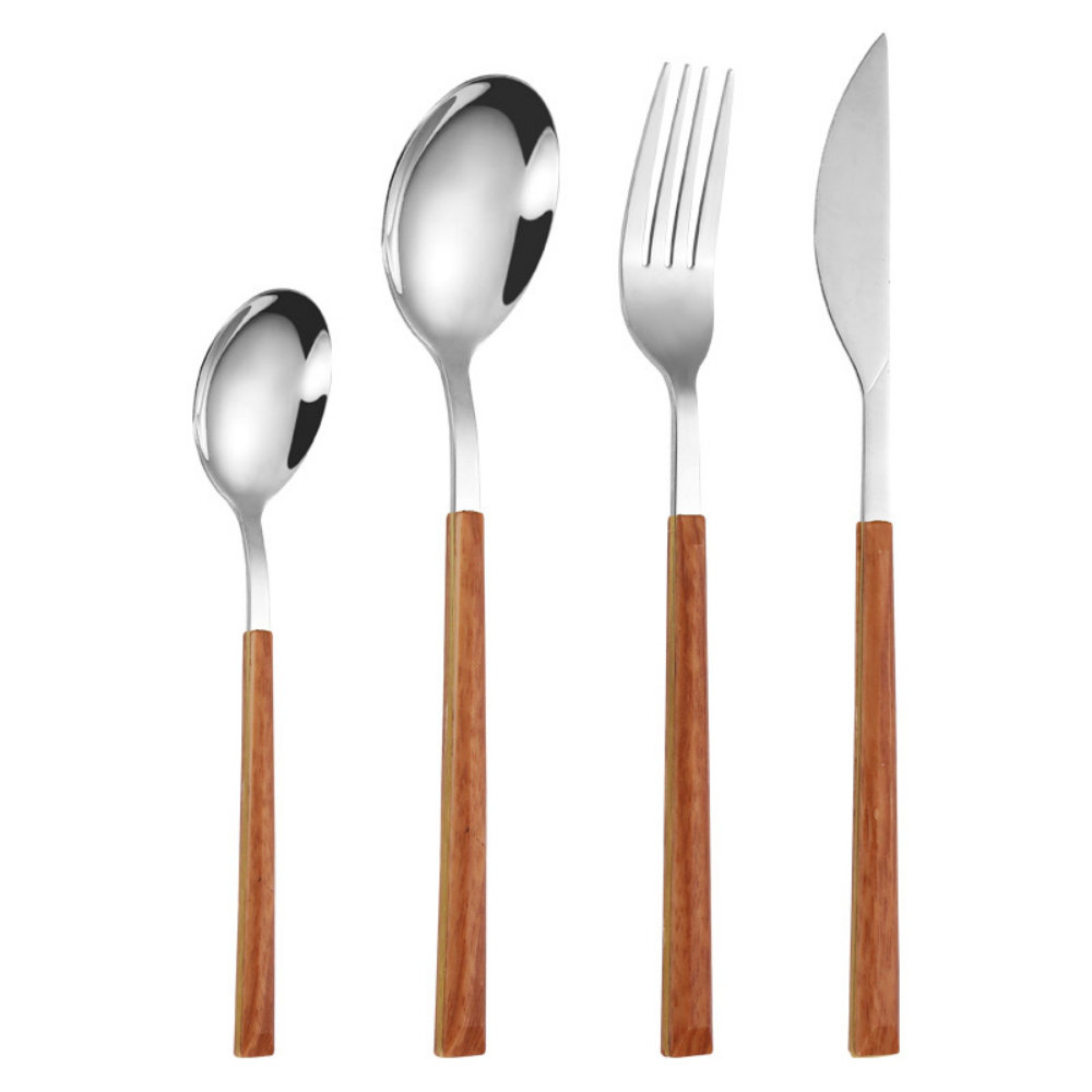 Millwood Pines Withyditch Stainless Steel Flatware Set Service for 6