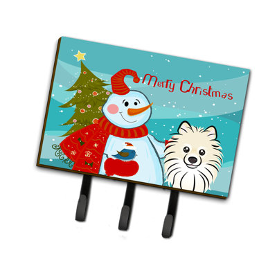 Metal Wall Organizer with Key Hooks