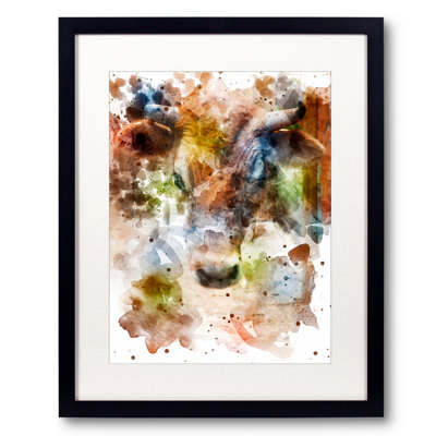 Cow 0389 Print by Chamira Young