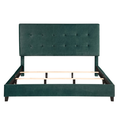 Lit plateforme tapissier Velvet