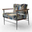 Abstract Shapes And Lines I - Fauteuil rembourré abstrait-1359337565