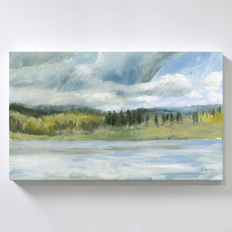 "Interior Lake I" par James Wiens, reproduction sur toile, H 18 po x l 30 po