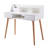 Parmley Modern Wooden Writing Compact Home Office Study Desk with Hutch, Drawers, and Open Storage-362167337