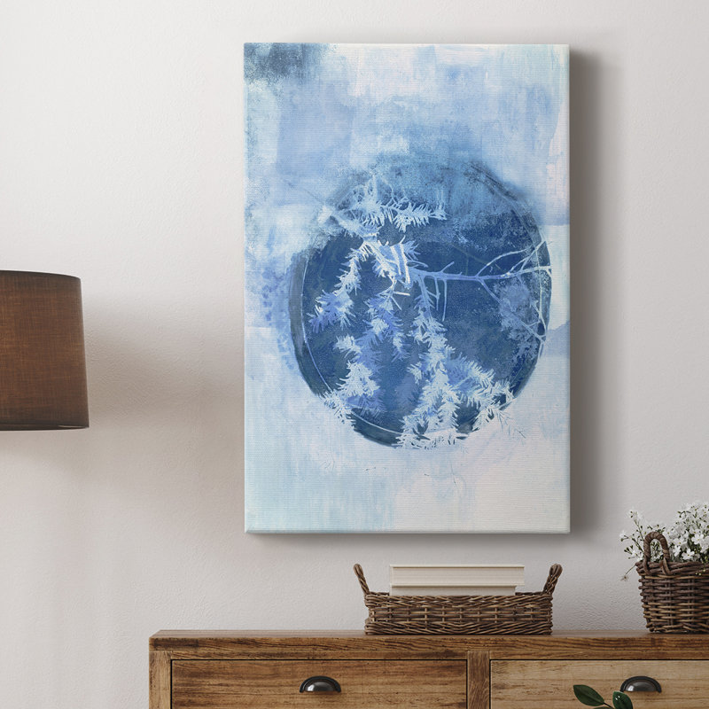 Ciel d'hiver - galerie Cavas sur mesure, H 27 po x l 18 po
