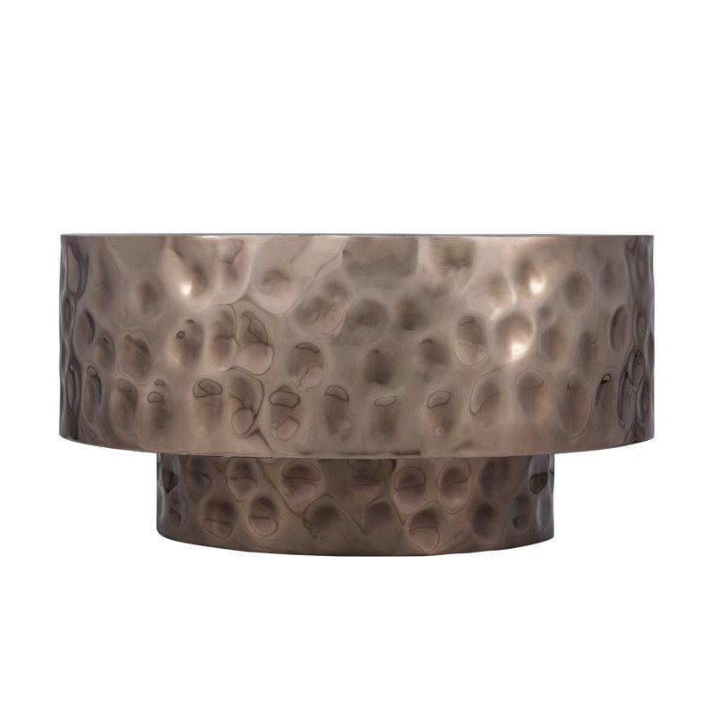 Bedingfield Hand-Hammered Coffee Table, Copper