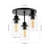 Ayva Glass Semi Flush Mount