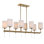 Awyr 8 - Light Steel/Acrylic Chandelier