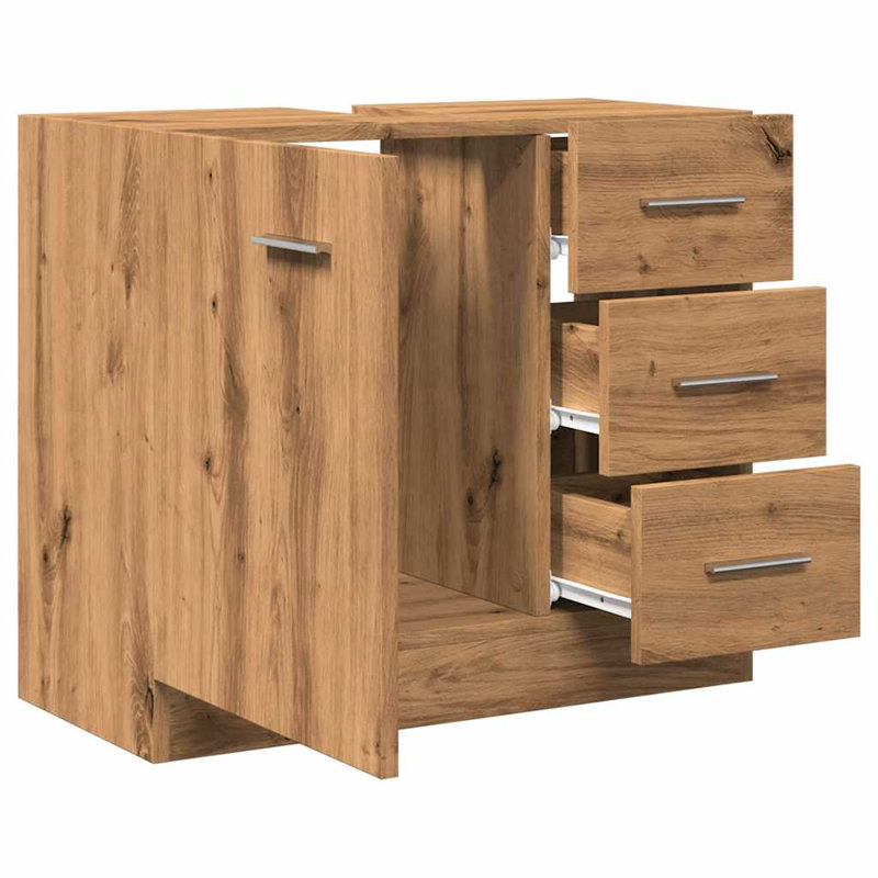 Elioth Freestanding Bathroom Cabinet, Artisan Oak
