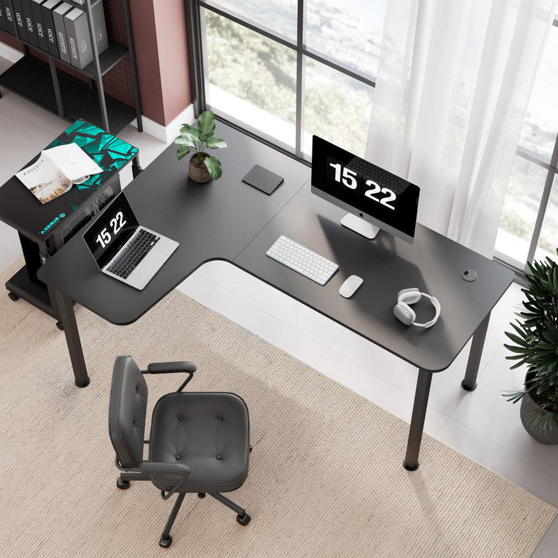 Functional  Modern L-Shaped Office Desk, Left Hand Facing