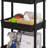 Labels,Multifunctional Comagtable Rolling Shelving With Handle And Lockable Wheels For-57552428-57552430