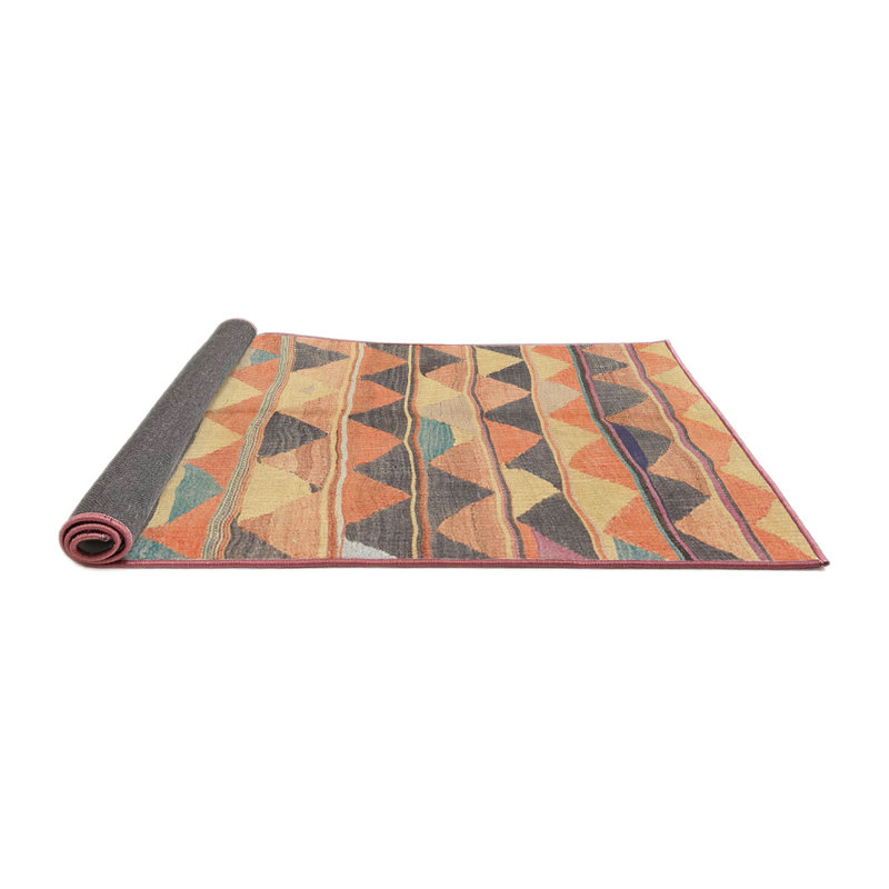 Tapis beige / vert contemporain Cannock, Rond 7 pi