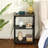 Ortha Side End Table With Charging Station, Set Of 2 With USB Ports And Outlets, Nightstand With 2-Layer Storage Shelves For Small Spaces-855853839