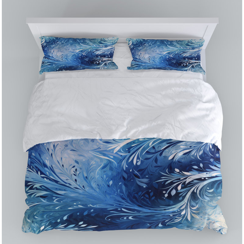 Abstract Duvet Cover, King Duvet Cover + 2 King Shams