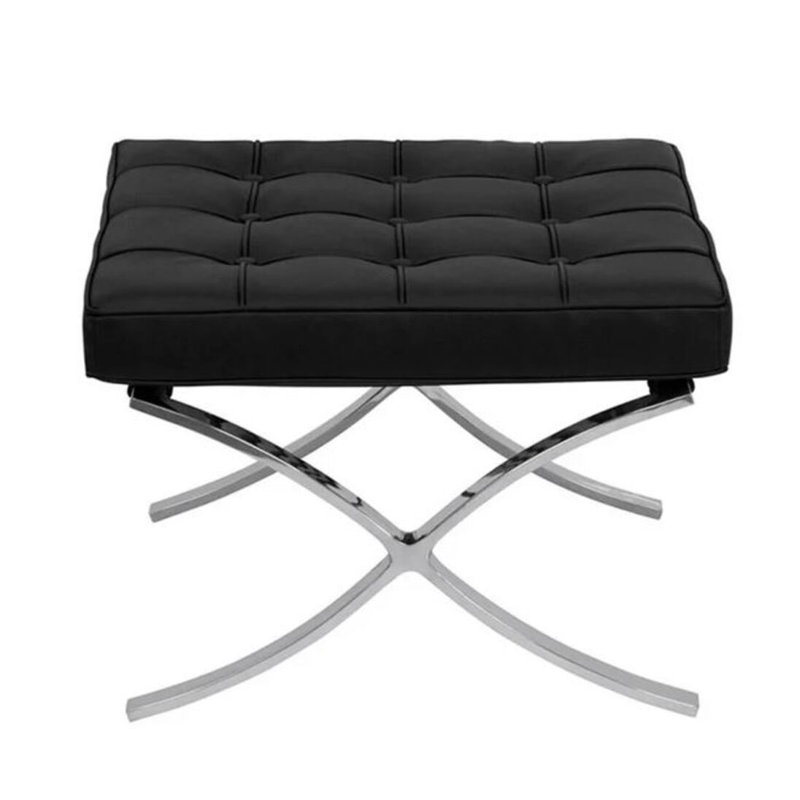 Anders Leather Ottoman