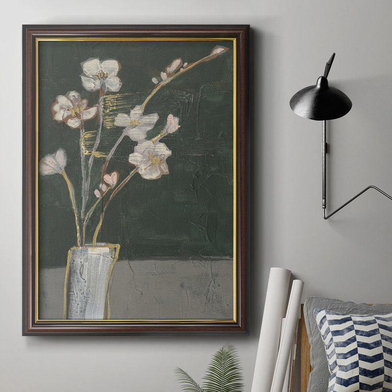 «Textured Still Life I», peinture sur toile encadrée, H 20 po x l 16 po x P 2,5 po