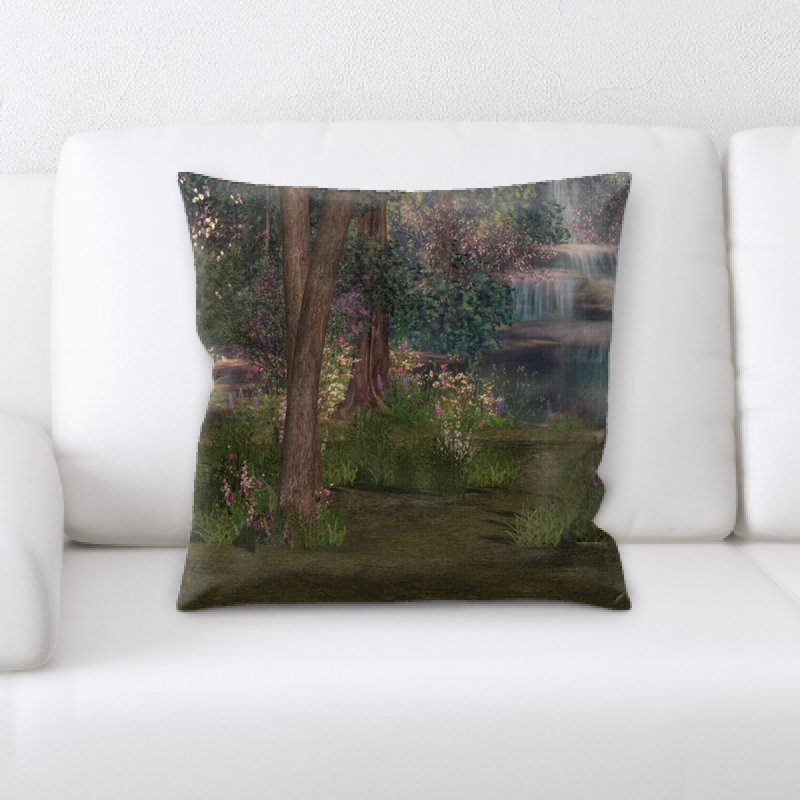 Microsuede Throw Pillow