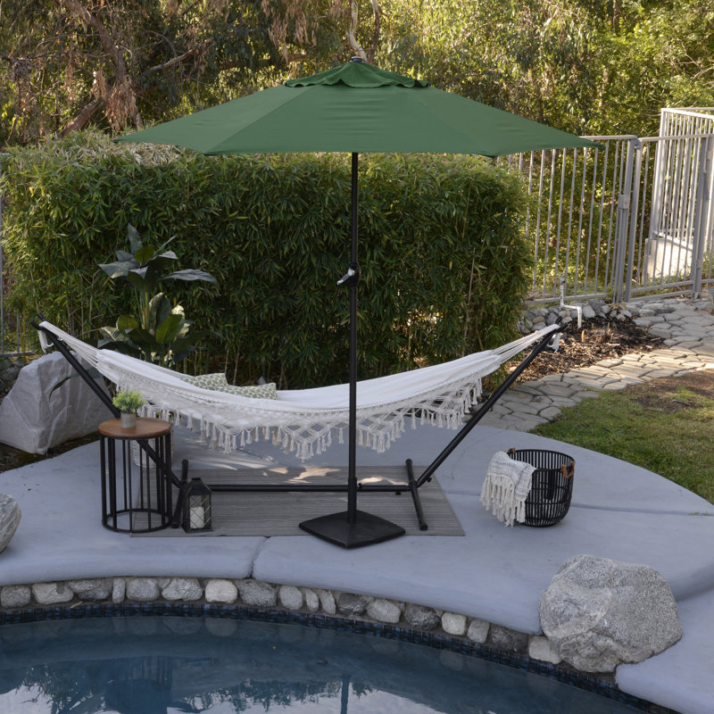 Toscana 108'' Tilt Market Umbrella, Hunter Green