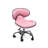 Waimes Backed Adjustable Height Ergonomic Lab Stool with Wheels-1879775063