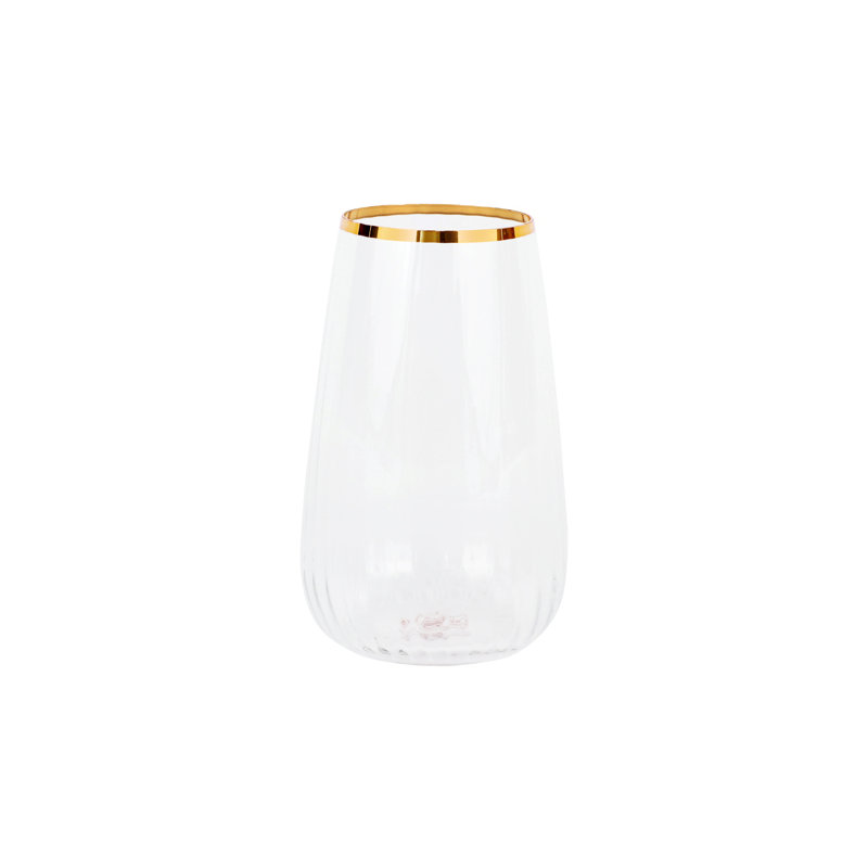Francesca High Ball, Transparent / Doré