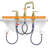 2-handle Bathroom Faucet with Drain Assembly-62448799