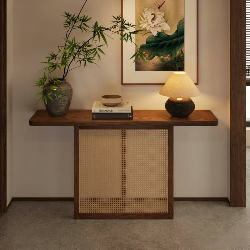 Console simple de style chinois, 29.5" H x 47.2" W x 11.8" D