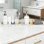 Ensemble de plateau de meuble-lavabo en silicone pour comptoir de salle de bain et de cuisine, porte-savon antidérapant et organisateur de bijoux, plateau de bureau imperméable et incassable