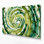 Art mural sur toile vert