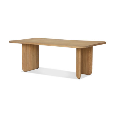 Curry Oak Solid Wood Dining Table