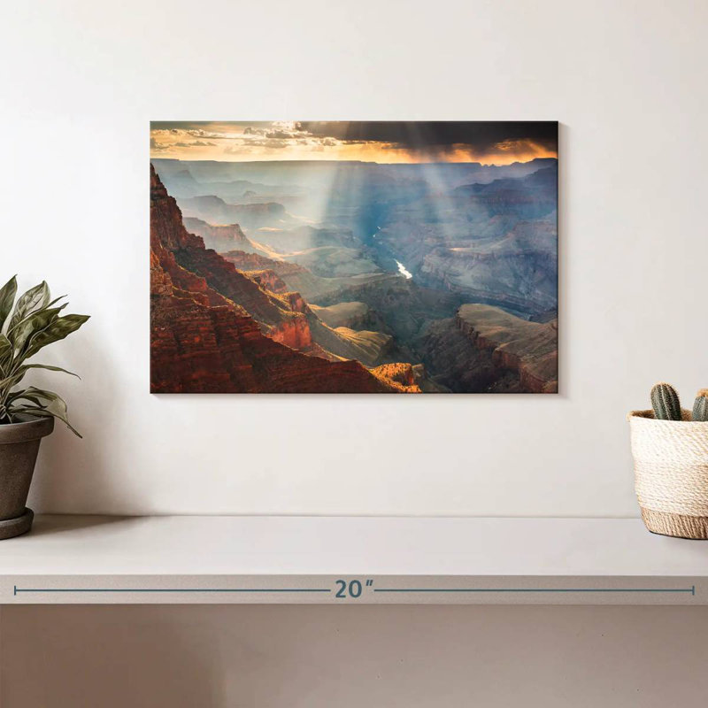 Coucher de soleil sur le Grand Canyon, H 8 po x l 12 po