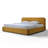 Chloe Upholstered Platform Bed - Sand - Queen Size-865974179-835280978