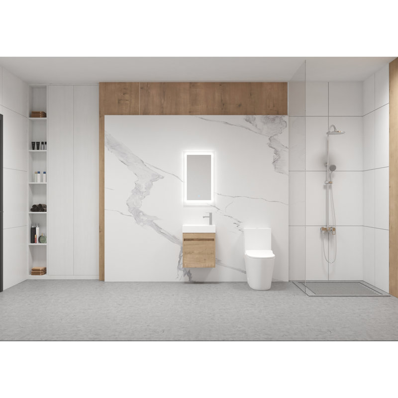 Ascary Bathroom Cabinet, Oak