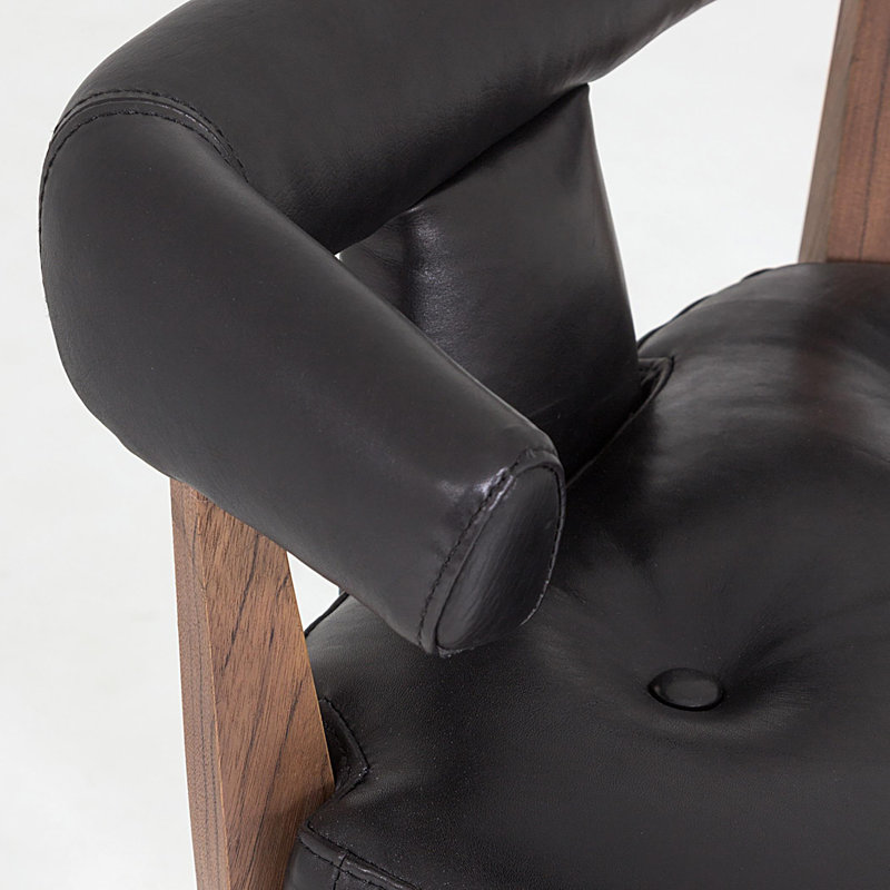 Moderno Stool, Black, Counter Stool (25" Seat Height)