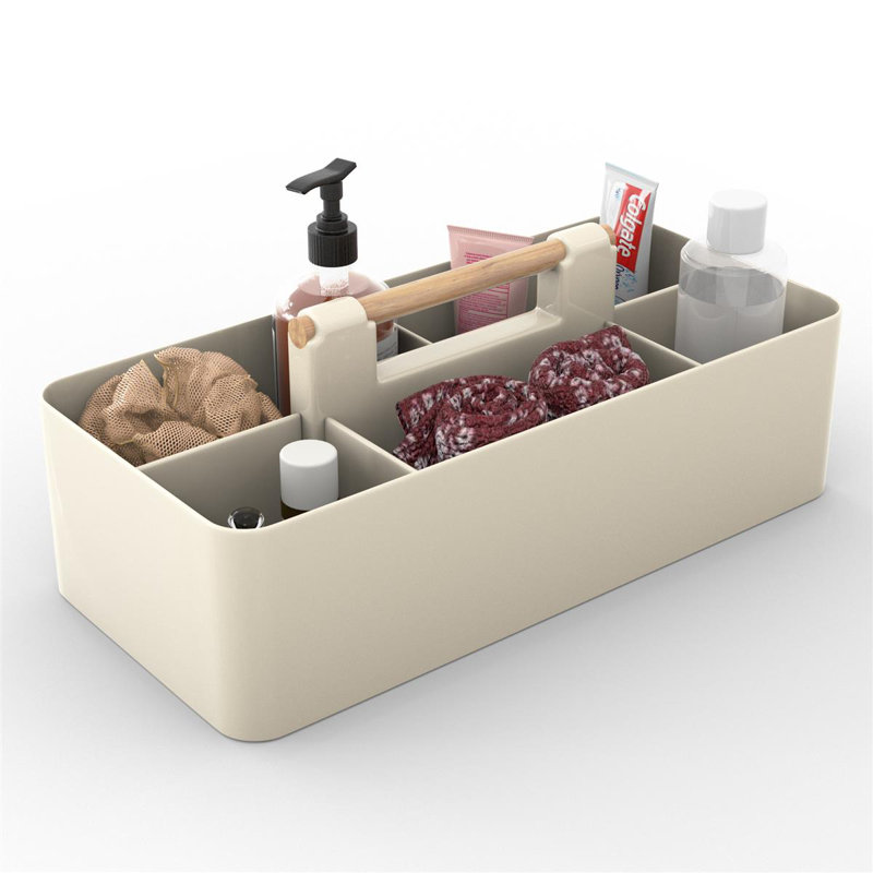 Romriell Plastic Make Up Organizer, Khaki