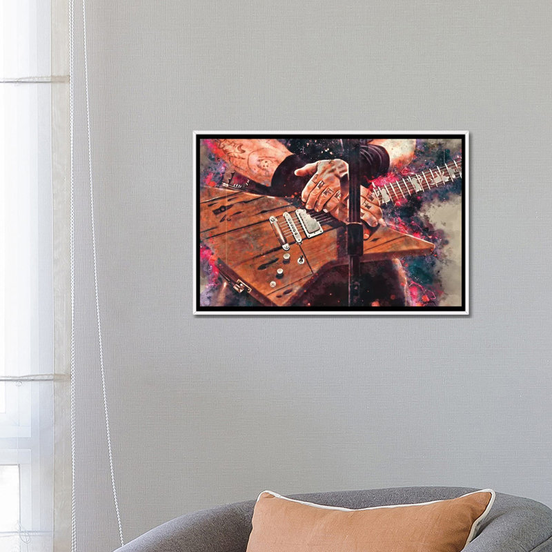 «Milkshake» par Pinklomein - impression d'art graphique, H 18 po x l 26 po x P 1,5 po, Pas de tapis